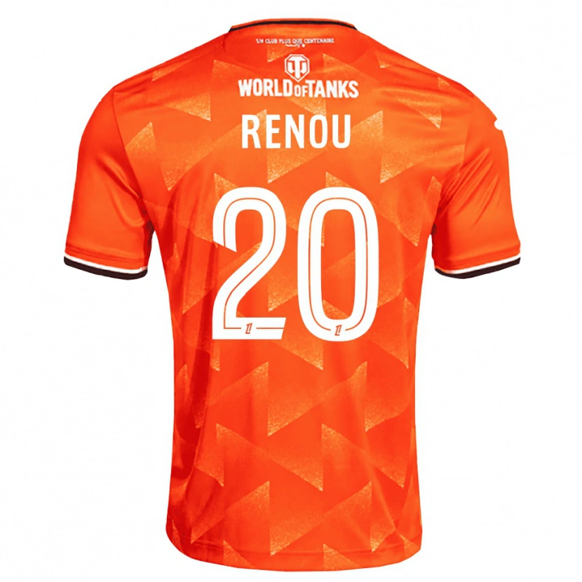 Danxen Dames Camille Renou #20 Oranje Wit Zwart Thuisshirt Thuistenue 2026/27 T-Shirt