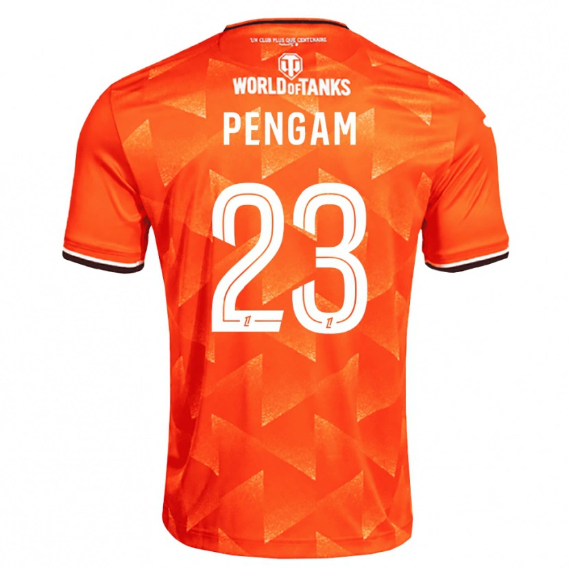 Danxen Dames Imran Pengam #23 Oranje Wit Zwart Thuisshirt Thuistenue 2026/27 T-Shirt