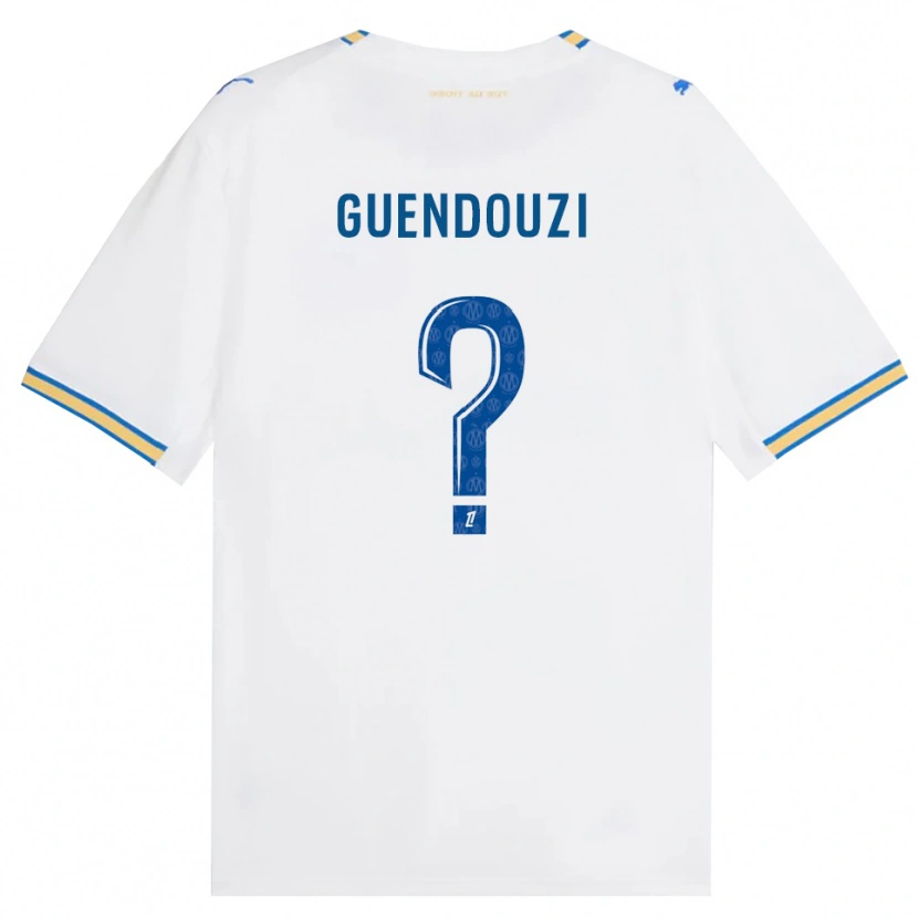 Danxen Dames Milan Guendouzi #0 Dodgerblauw Wit Thuisshirt Thuistenue 2026/27 T-Shirt