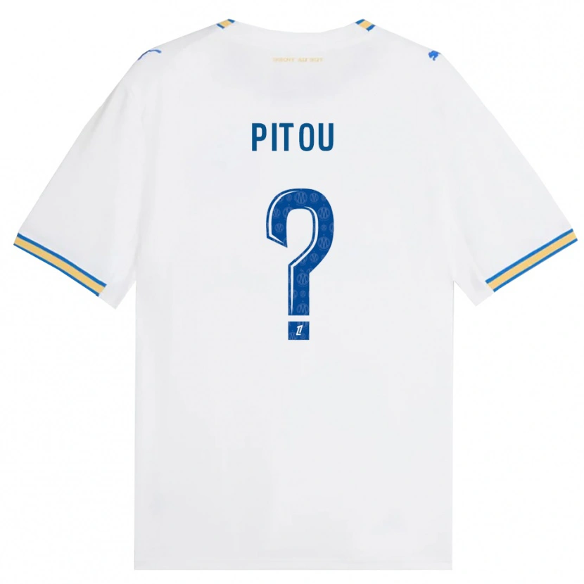 Danxen Dames Jonathan Pitou #0 Dodgerblauw Wit Thuisshirt Thuistenue 2026/27 T-Shirt