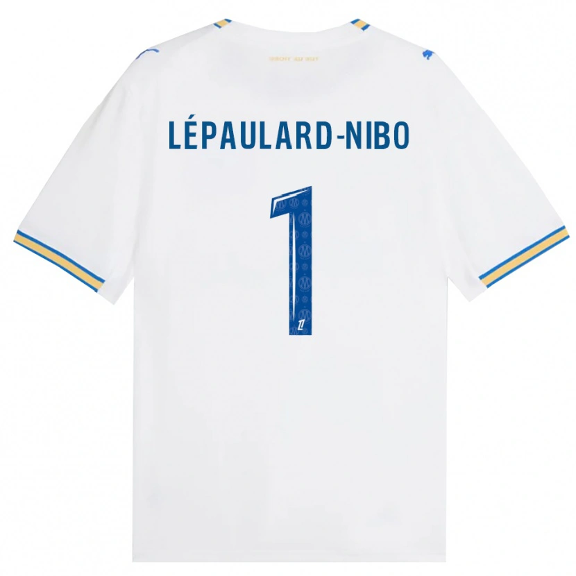 Danxen Dames Mailey Lépaulard-Nibo #1 Dodgerblauw Wit Thuisshirt Thuistenue 2026/27 T-Shirt