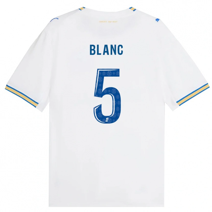 Danxen Dames Amandine Blanc #5 Dodgerblauw Wit Thuisshirt Thuistenue 2026/27 T-Shirt
