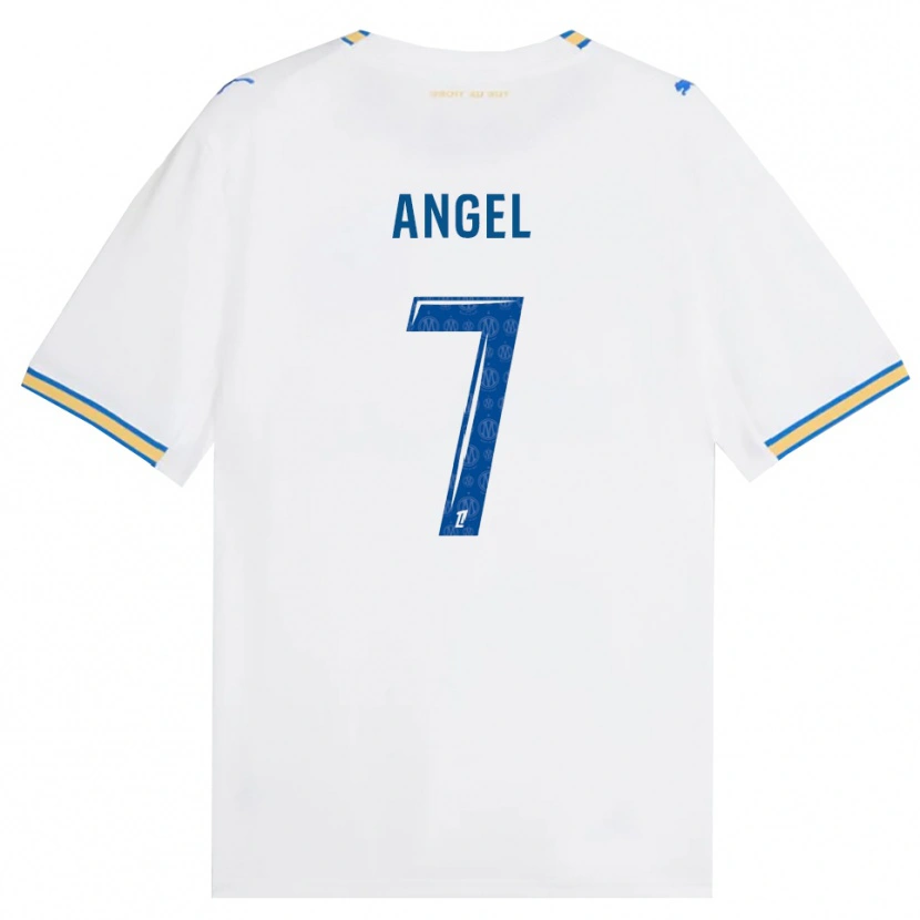 Danxen Dames Angel Gomes #7 Dodgerblauw Wit Thuisshirt Thuistenue 2026/27 T-Shirt