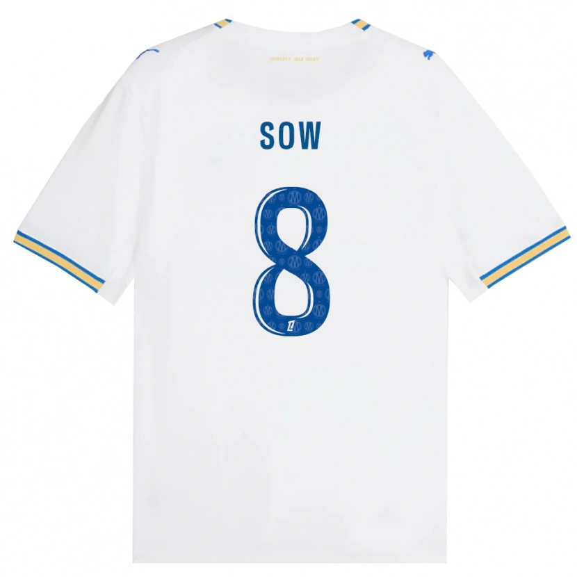 Danxen Dames Mbayang Sow #8 Dodgerblauw Wit Thuisshirt Thuistenue 2026/27 T-Shirt