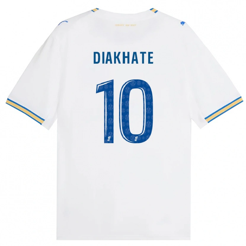 Danxen Dames Ndeye Awa Diakhaté #10 Dodgerblauw Wit Thuisshirt Thuistenue 2026/27 T-Shirt
