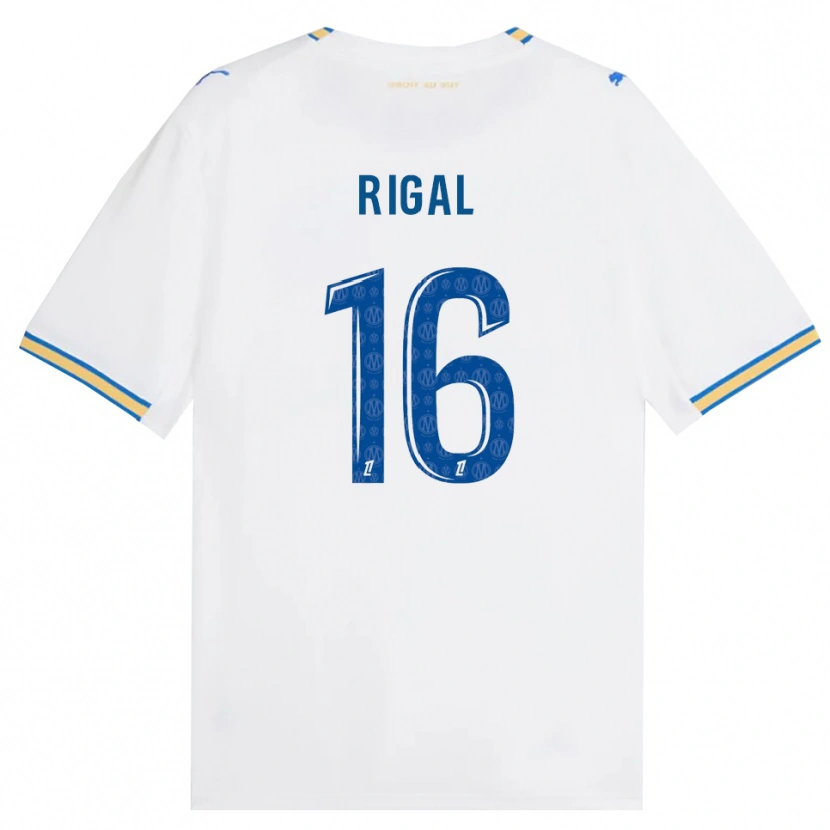 Danxen Dames Pablo Rigal #16 Dodgerblauw Wit Thuisshirt Thuistenue 2026/27 T-Shirt