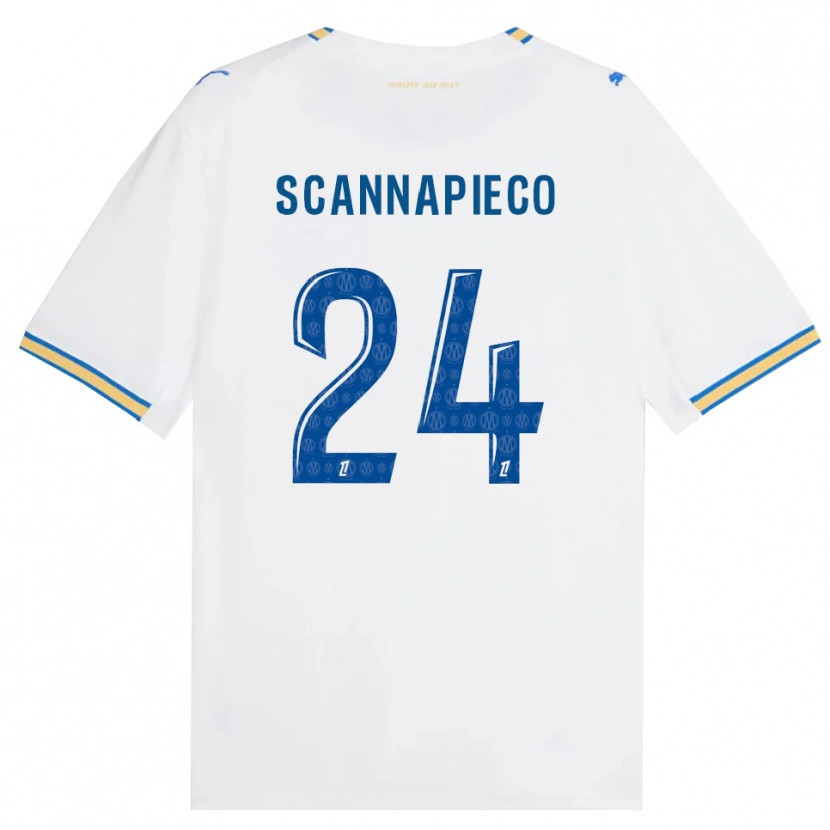 Danxen Dames Dona Scannapieco #24 Dodgerblauw Wit Thuisshirt Thuistenue 2026/27 T-Shirt