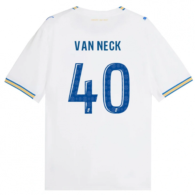 Danxen Dames Jelle Van Neck #40 Dodgerblauw Wit Thuisshirt Thuistenue 2026/27 T-Shirt