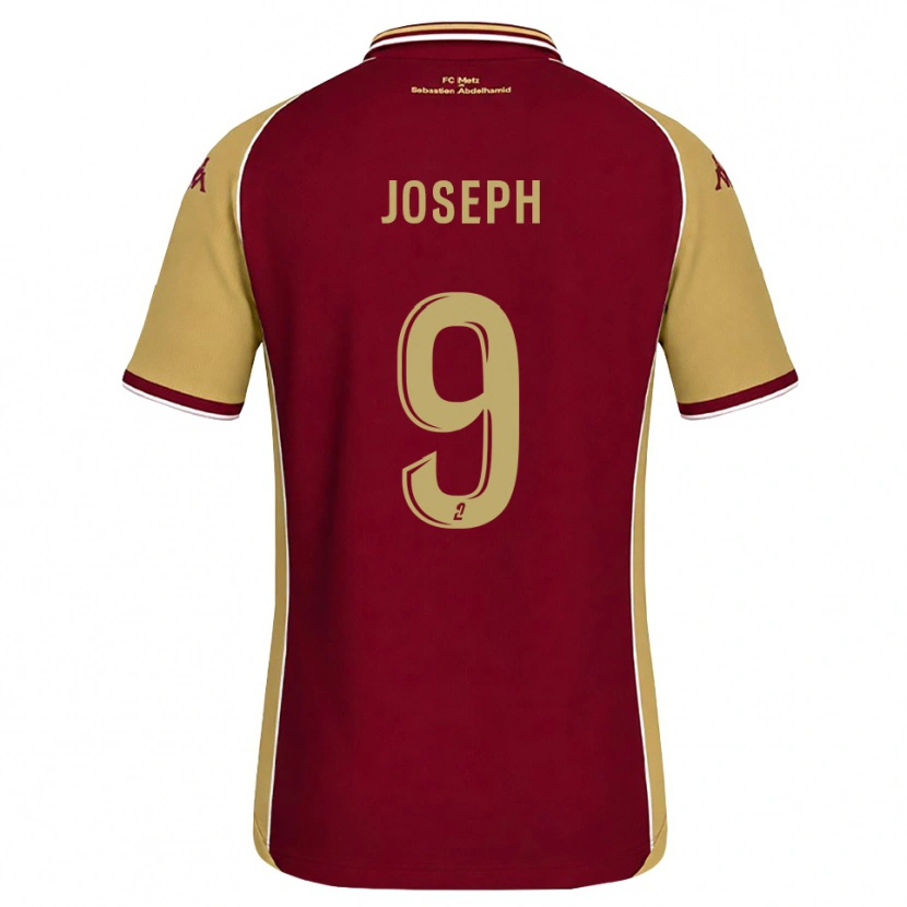 Danxen Dames Amélie Joseph #9 Goudenrood Donkerrood Thuisshirt Thuistenue 2026/27 T-Shirt