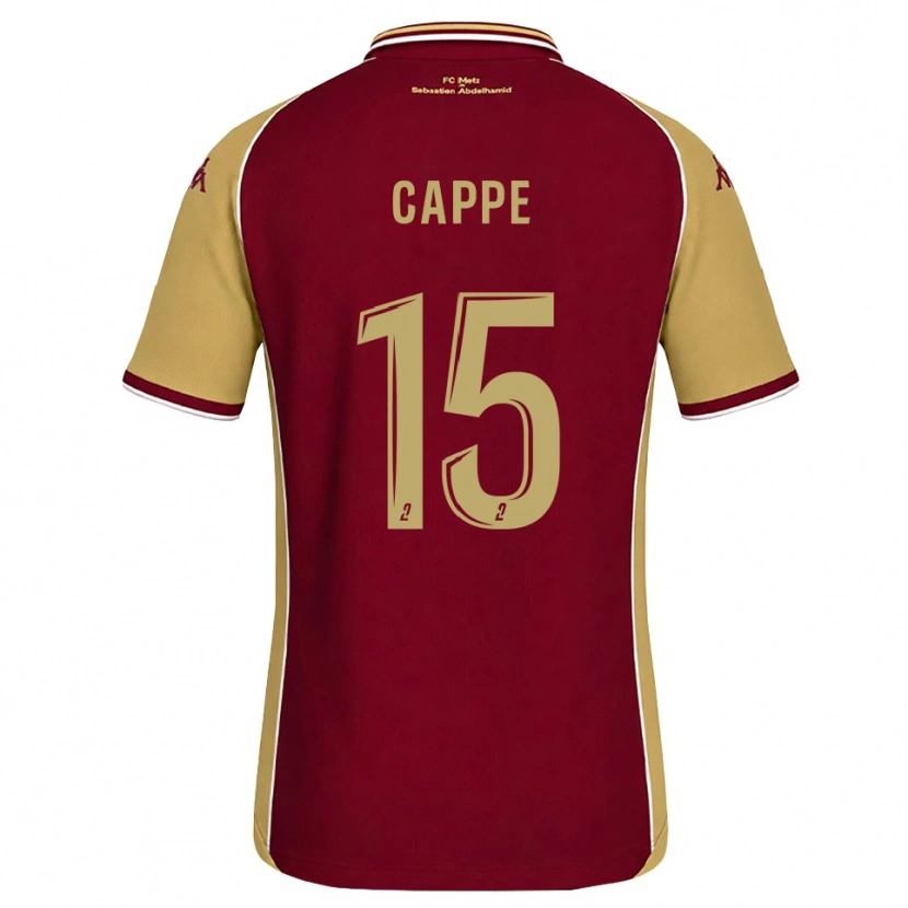 Danxen Dames Djibril Cappe #15 Goudenrood Donkerrood Thuisshirt Thuistenue 2026/27 T-Shirt