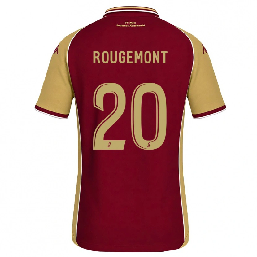 Danxen Dames Justine Rougemont #20 Goudenrood Donkerrood Thuisshirt Thuistenue 2026/27 T-Shirt
