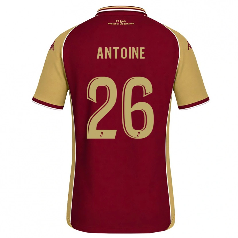 Danxen Dames Maud Antoine #26 Goudenrood Donkerrood Thuisshirt Thuistenue 2026/27 T-Shirt