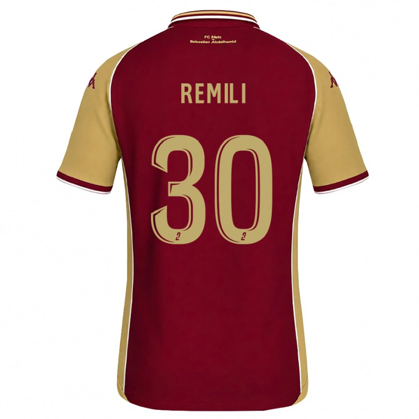 Danxen Dames Célia Remili #30 Goudenrood Donkerrood Thuisshirt Thuistenue 2026/27 T-Shirt