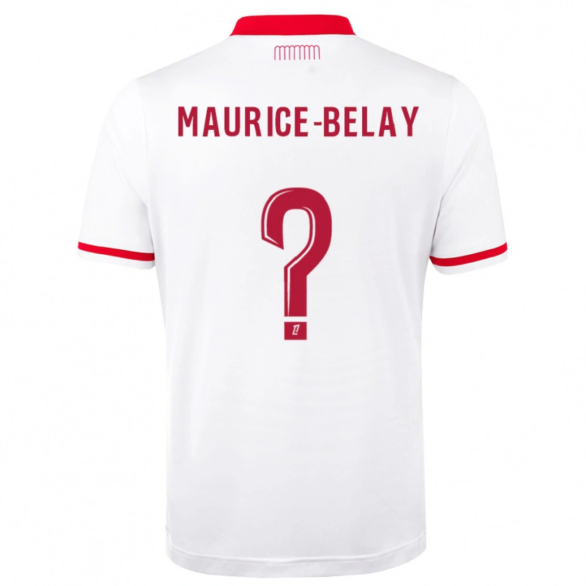 Danxen Dames Dwayne Maurice-Belay #0 Rood Wit Thuisshirt Thuistenue 2026/27 T-Shirt