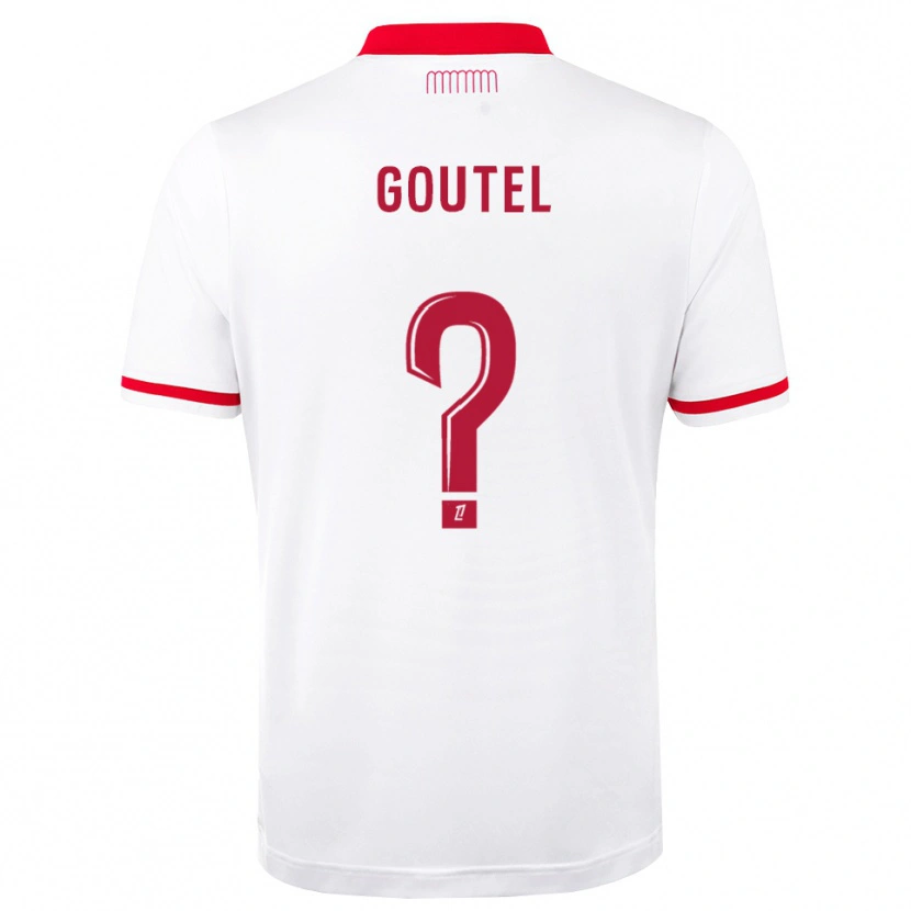 Danxen Dames Farid Goutel #0 Rood Wit Thuisshirt Thuistenue 2026/27 T-Shirt