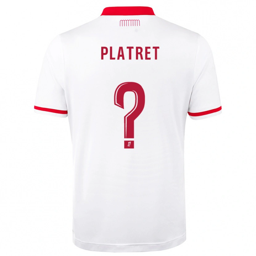 Danxen Dames Aurélien Platret #0 Rood Wit Thuisshirt Thuistenue 2026/27 T-Shirt