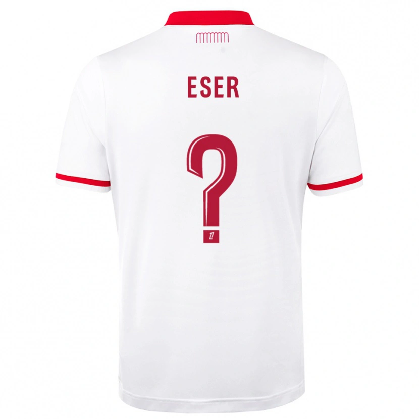 Danxen Dames Allan Eser #0 Rood Wit Thuisshirt Thuistenue 2026/27 T-Shirt