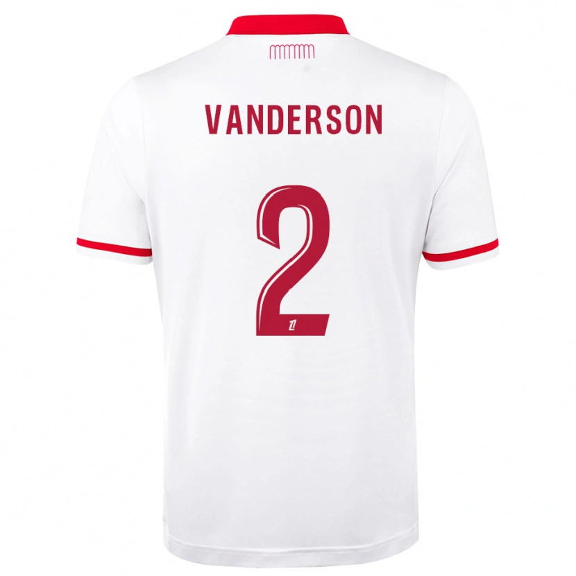 Danxen Dames Vanderson De Oliveira Campos #2 Rood Wit Thuisshirt Thuistenue 2026/27 T-Shirt