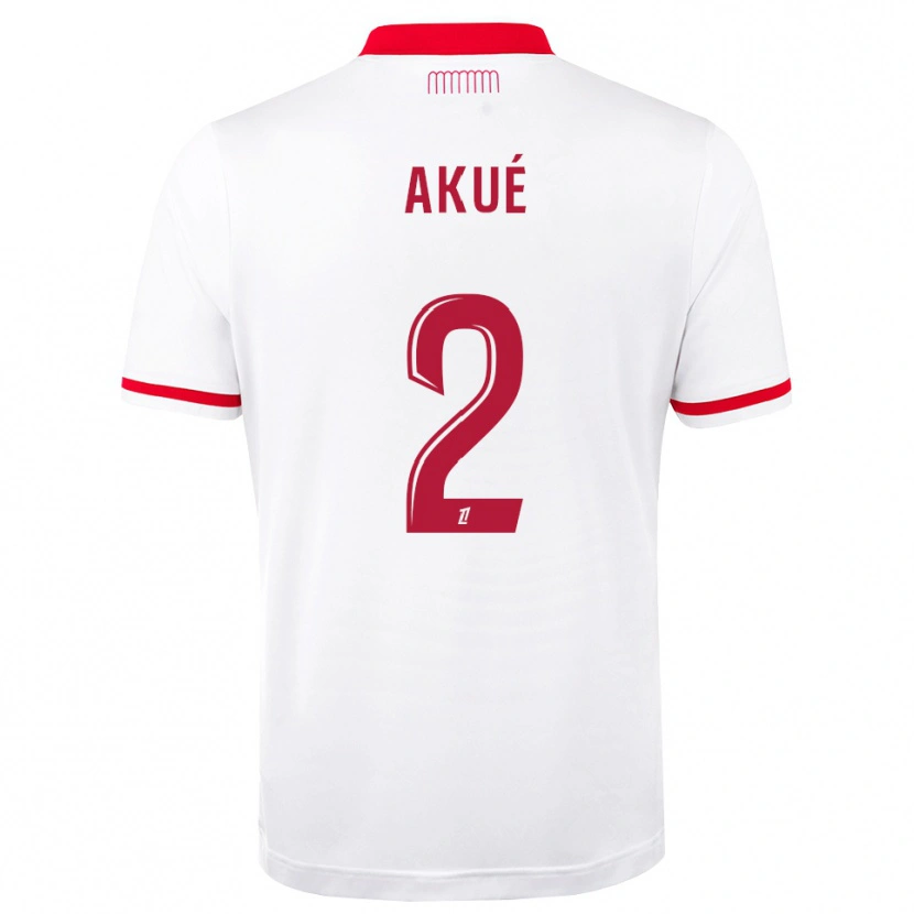 Danxen Dames Checkina Dzabatou Ecko #2 Rood Wit Thuisshirt Thuistenue 2026/27 T-Shirt