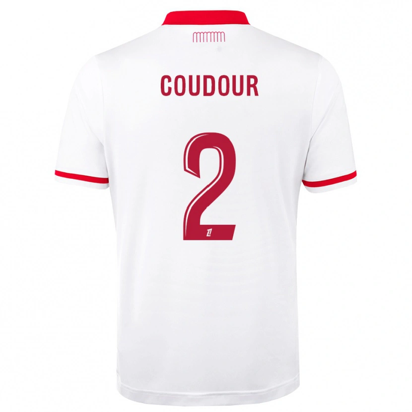 Danxen Dames Mathis Coudour #2 Rood Wit Thuisshirt Thuistenue 2026/27 T-Shirt
