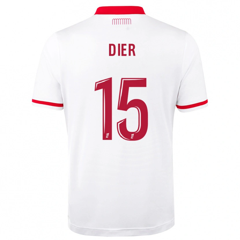 Danxen Dames Eric Dier #15 Rood Wit Thuisshirt Thuistenue 2026/27 T-Shirt