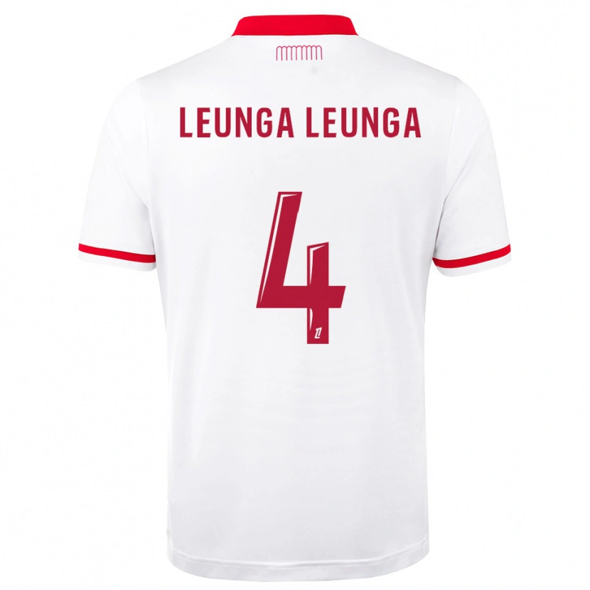 Danxen Dames Daryl Leunga Leunga #4 Rood Wit Thuisshirt Thuistenue 2026/27 T-Shirt