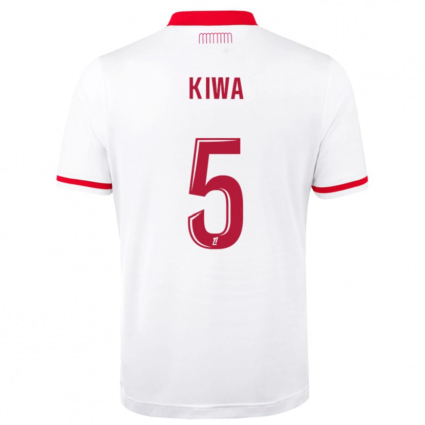 Danxen Dames Bradel Kiwa #5 Rood Wit Thuisshirt Thuistenue 2026/27 T-Shirt