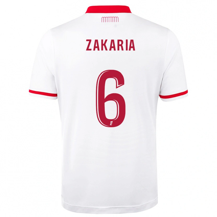 Danxen Dames Denis Zakaria #6 Rood Wit Thuisshirt Thuistenue 2026/27 T-Shirt