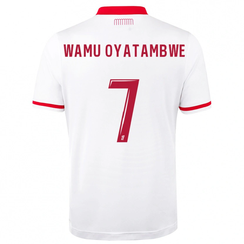Danxen Dames Matthias Wamu Oyatambwe #7 Rood Wit Thuisshirt Thuistenue 2026/27 T-Shirt