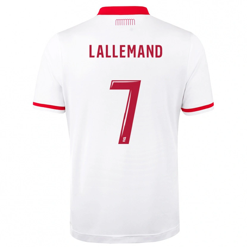 Danxen Dames Nassim Lallemand #7 Rood Wit Thuisshirt Thuistenue 2026/27 T-Shirt