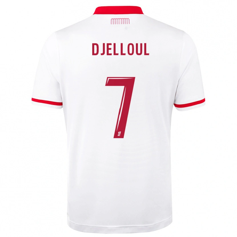 Danxen Dames Jassim Djelloul #7 Rood Wit Thuisshirt Thuistenue 2026/27 T-Shirt