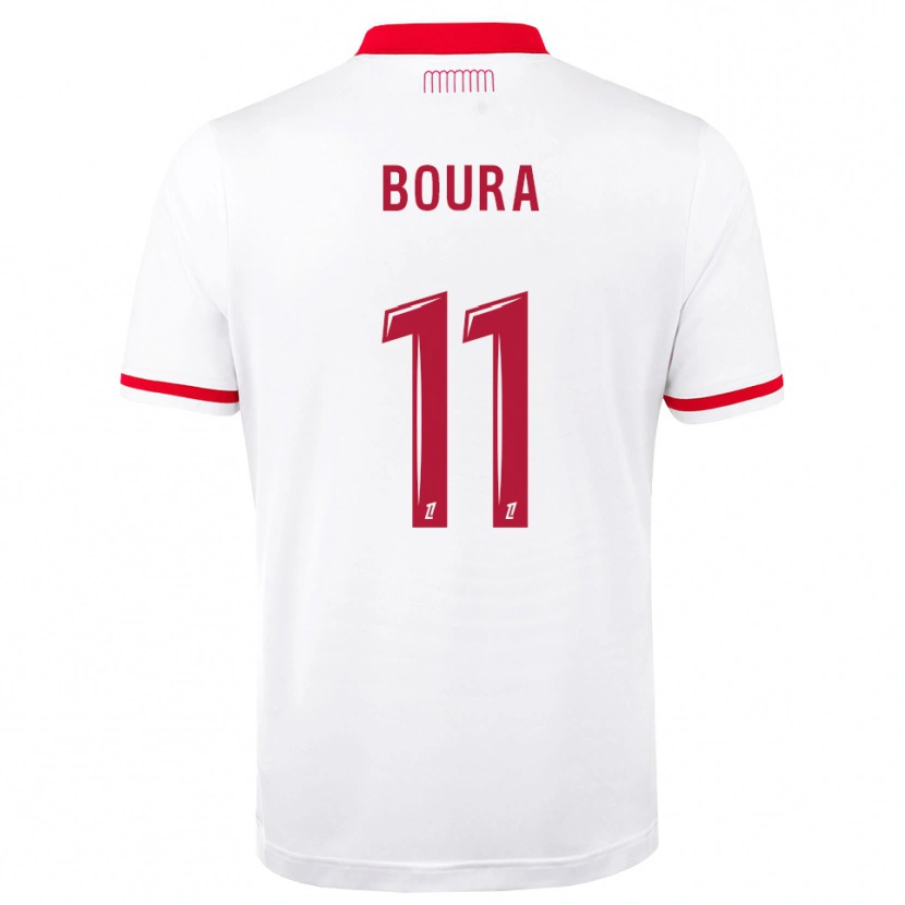Danxen Dames Amal Boura #11 Rood Wit Thuisshirt Thuistenue 2026/27 T-Shirt
