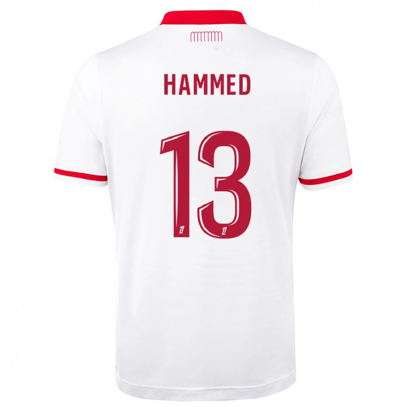 Danxen Dames Maher Hammed #13 Rood Wit Thuisshirt Thuistenue 2026/27 T-Shirt