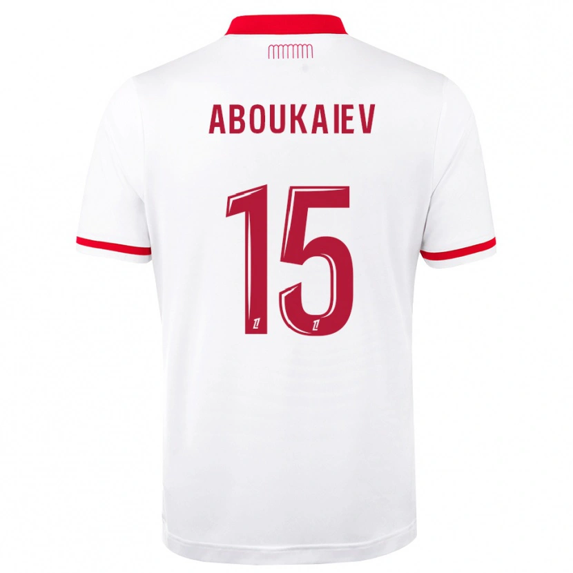 Danxen Dames Bekkhan Aboukaiev #15 Rood Wit Thuisshirt Thuistenue 2026/27 T-Shirt