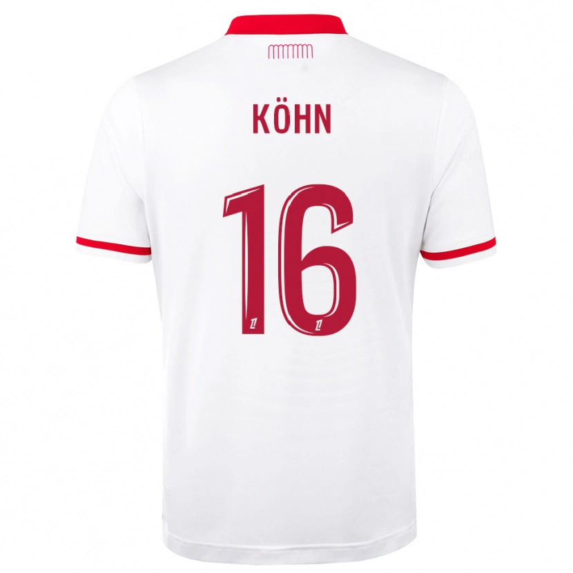 Danxen Dames Philipp Köhn #16 Rood Wit Thuisshirt Thuistenue 2026/27 T-Shirt