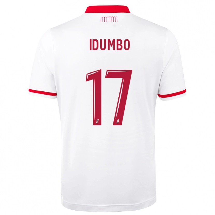 Danxen Dames Stanis Idumbo #17 Rood Wit Thuisshirt Thuistenue 2026/27 T-Shirt