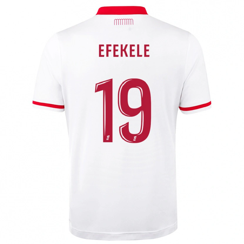 Danxen Dames Malamine Efekele #19 Rood Wit Thuisshirt Thuistenue 2026/27 T-Shirt