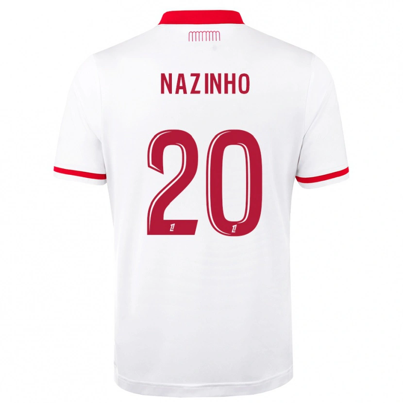 Danxen Dames Flávio Basilua Jacinto Dos Nazinho #20 Rood Wit Thuisshirt Thuistenue 2026/27 T-Shirt