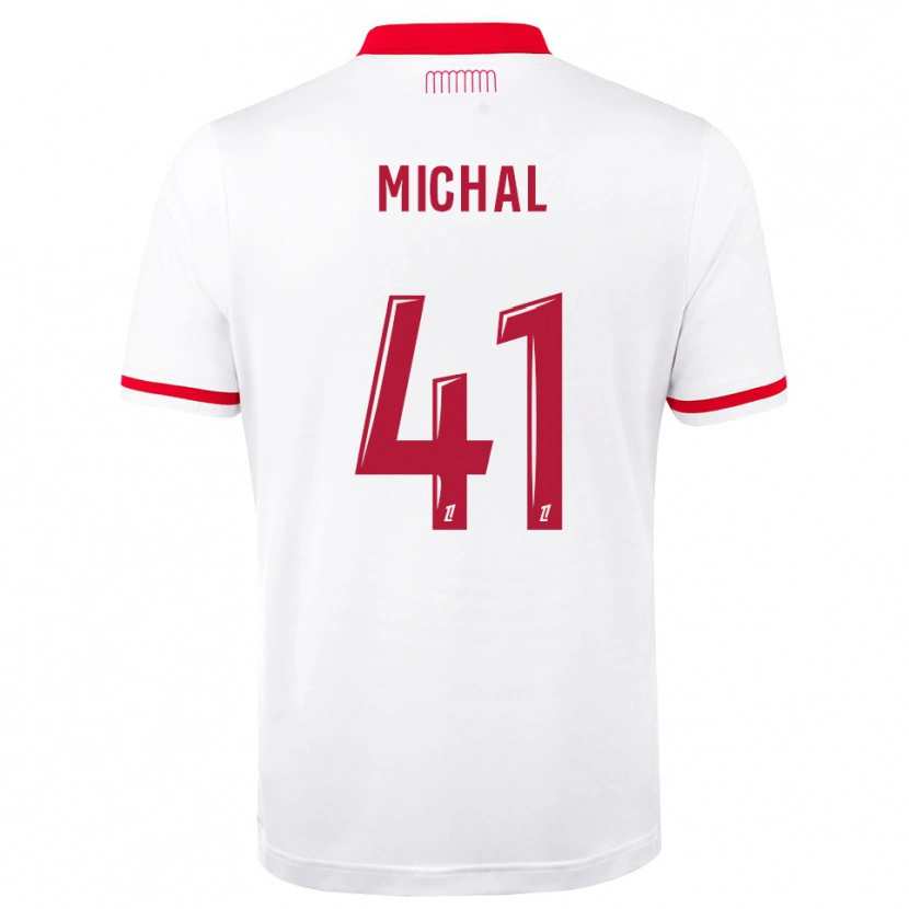 Danxen Dames Lucas Michal #41 Rood Wit Thuisshirt Thuistenue 2026/27 T-Shirt