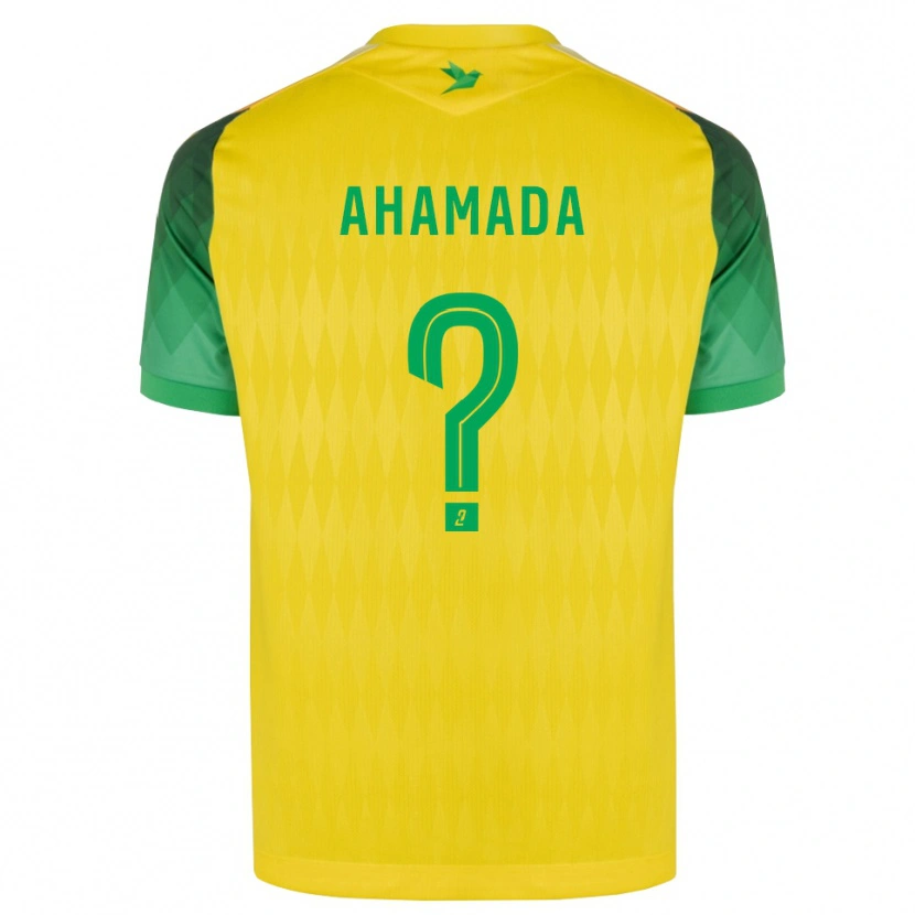 Danxen Dames Houssam Ahamada #0 Geel Groen Rood Thuisshirt Thuistenue 2026/27 T-Shirt