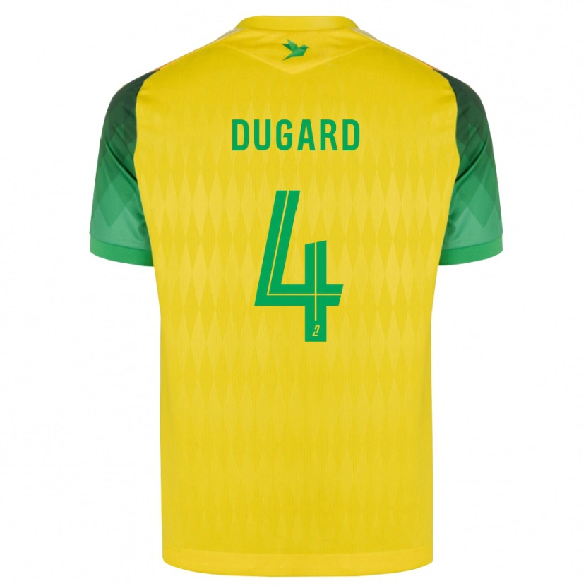 Danxen Dames Taïgy Dugard #4 Geel Groen Rood Thuisshirt Thuistenue 2026/27 T-Shirt