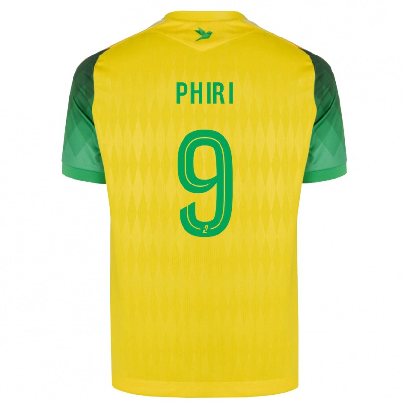 Danxen Dames Samiah Phiri #9 Geel Groen Rood Thuisshirt Thuistenue 2026/27 T-Shirt