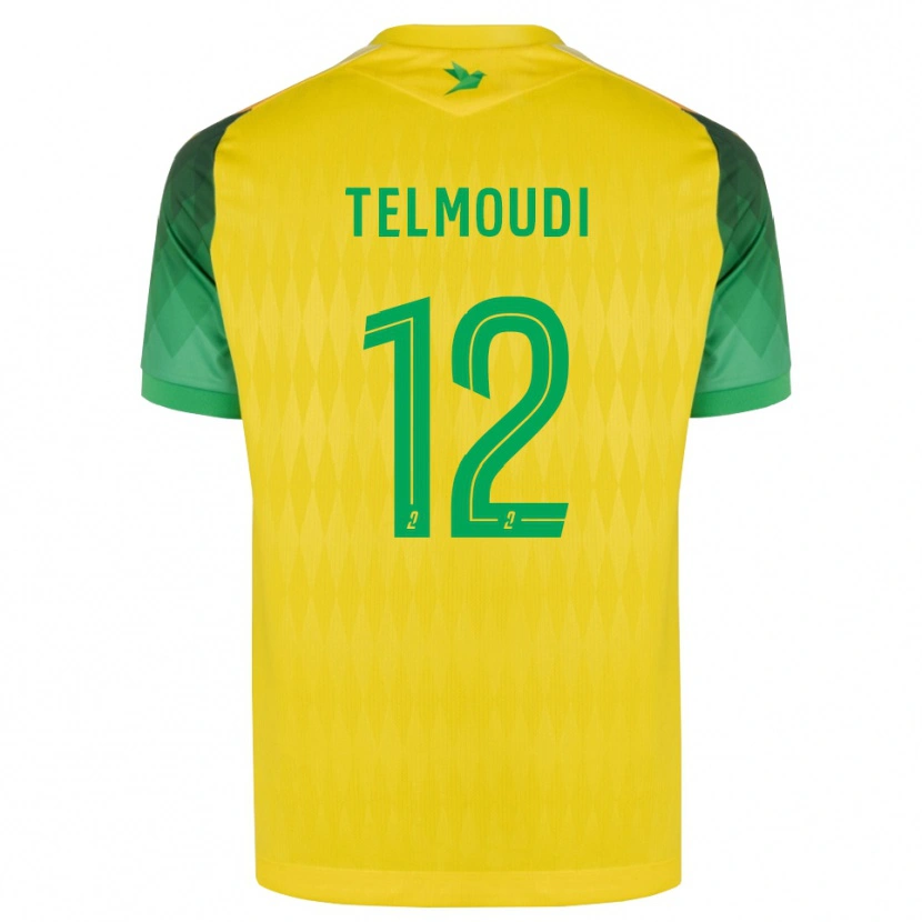 Danxen Dames Naïm Telmoudi #12 Geel Groen Rood Thuisshirt Thuistenue 2026/27 T-Shirt
