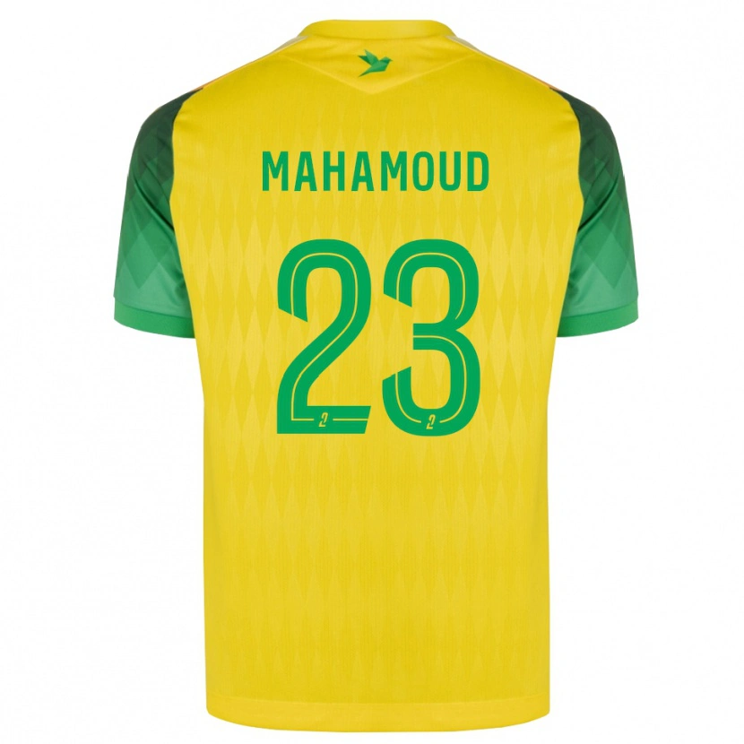 Danxen Dames Adel Mahamoud #23 Geel Groen Rood Thuisshirt Thuistenue 2026/27 T-Shirt