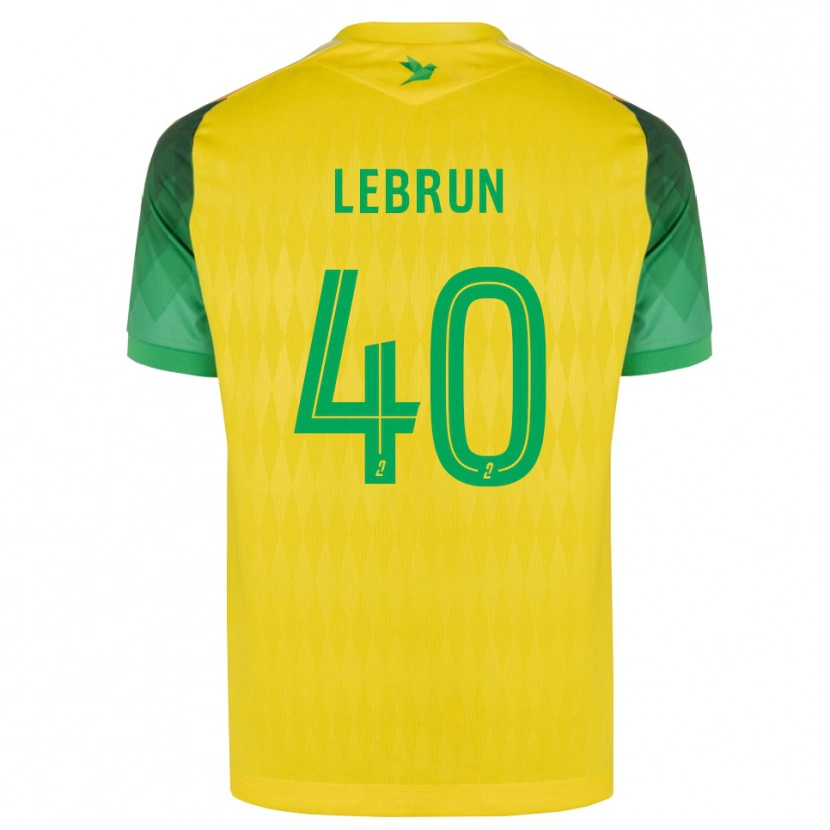 Danxen Dames Lisa Lebrun #40 Geel Groen Rood Thuisshirt Thuistenue 2026/27 T-Shirt