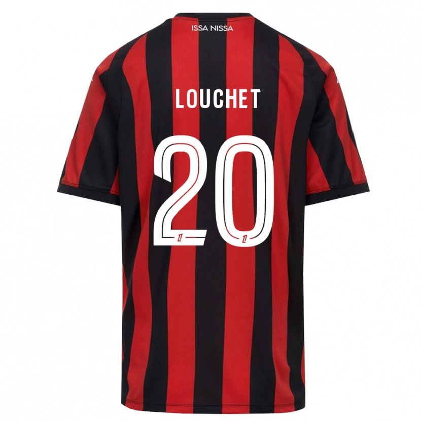 Danxen Dames Tom Louchet #20 Rood Zwart Wit Thuisshirt Thuistenue 2026/27 T-Shirt