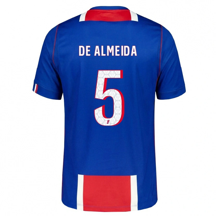 Danxen Dames Elisa De Almeida #5 Rood Wit Blauw Thuisshirt Thuistenue 2026/27 T-Shirt