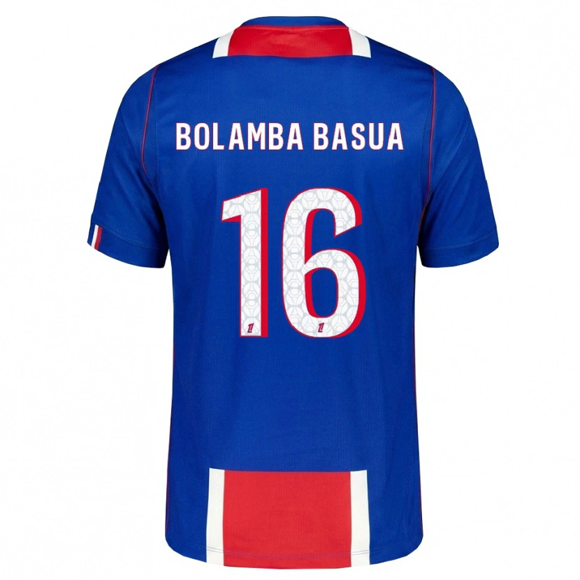 Danxen Dames Kévin Bolamba Basua #16 Rood Wit Blauw Thuisshirt Thuistenue 2026/27 T-Shirt