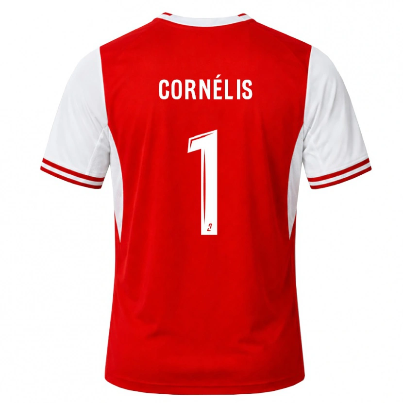 Danxen Dames Aristide Cornélis #1 Rood Wit Thuisshirt Thuistenue 2026/27 T-Shirt