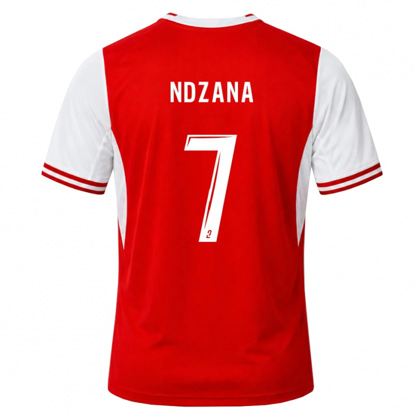 Danxen Dames Colette Ndzana Fegue #7 Rood Wit Thuisshirt Thuistenue 2026/27 T-Shirt